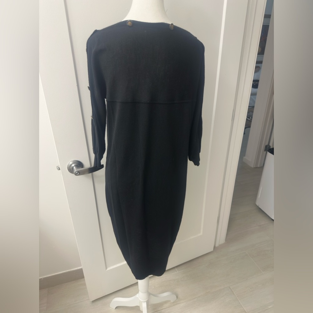 alexander mcqueen dress sweater italian wool with buttons